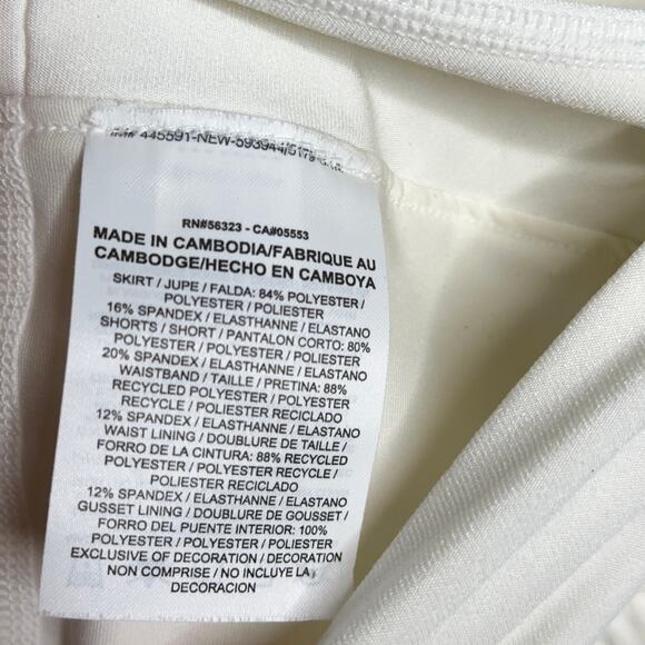 NIKE Victory Pleated Tennis Skirt White Bella Hadid New Preppy {3A19} - Picture 12 of 13